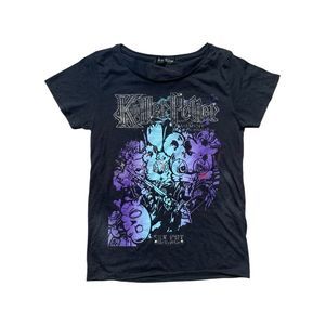 Sex Pot Revenge Grunge Emo T-shirt Wanita Black