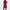 ZARA Casual Midi dress Wanita burgundy photo 3