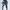 Shein Avant Garde Minimalist Skinny Jeans Wanita Blue