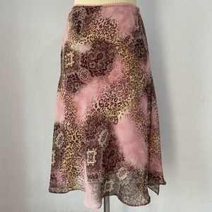 Y2K Coquette Wanita Pink Brown