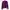 Button-Free Purple Knit Wool Cardigan