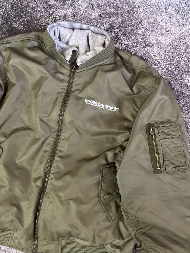 Rodeo crowns bomber reversible jacket photo 6