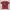 Grunge Emo T-shirt Pria Burgundy Red