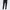 Basic Tapered High Rise Pants Black Executive