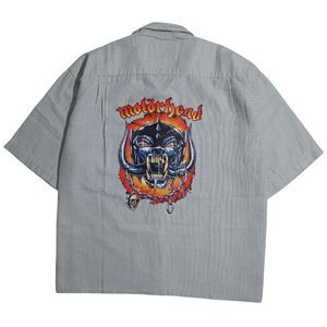 Japanese Brand Casual Reworked Casual Shirt Pria Gray