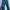 Shein Avant Garde Indie Flare pants Wanita white blue photo 6