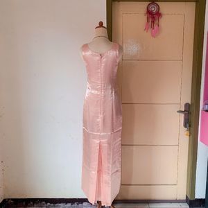 Salmon Maxi Dress 