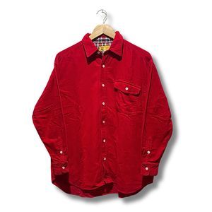 Red Corduroy Shirt
