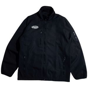 Japanese Brand Casual Reworked Windbreaker Pria Black