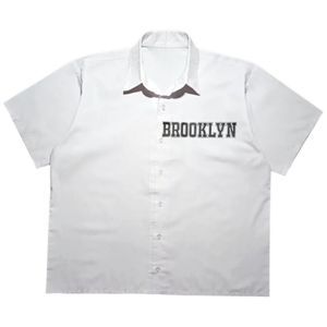 Japanese Brand Casual Reworked Casual Shirt Pria White