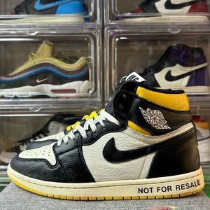 AIR JORDAN 1 NOT FOR SALE YELLOW , AIR JORDAN NOT FOR SALE N
