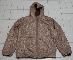 Jaket Casual Puffer Reversible Uniqlo Coksu Coklat