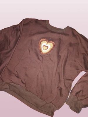 Casual Sweater Wanita Brown