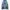 Baggy jeans pecah pola blue wash ripped pattern photo 1