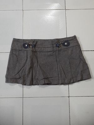 Zara Plaid Mini Skirts