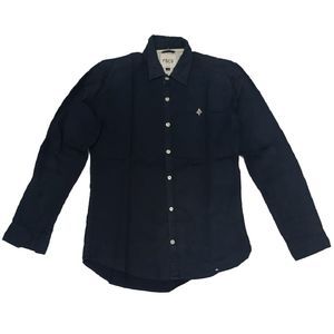 Kemeja Dress Shirt Navy Blue