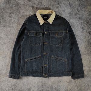 MONULEGEND - Wabash Chore Jacket Indigo Denim Collar Cordu