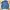 Vintage Casual Puffer Jacket Pria Blue