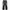 Y2K Crown Holder Embroidery baggy jeans black photo 3