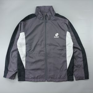 Lotto Sport Italia Casual Windbreaker Pria Black Gray
