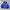 Vintage Streetwear Windbreaker Pria Blue