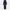 Zara Luxury Minimalist Maxi dress Wanita navy photo 2