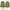 Noir sur blanc flora lounge shirt mint long sleeve  photo 1