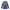 Casual Minimalist Shirt Wanita navy gray photo 1