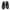 Black Leather Hush Puppies Casual Shoes 