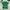 Y2K Avant Garde Crop Top Wanita Green