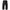 UNIQLO SLIM STRAIGHT SELVEDGE BLACK DENIM JEANS LONG PANTS |