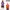 MSGM Luxury T-shirt Wanita Purple Orange