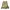Channel Olive Vintage 60s Modern Slit Ruffle Midi Skirt