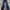 high waist jeans semi flare/straight regular fit dark blue photo 2