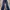 High Waist Jeans Semi Flare/straight Regular Fit Dark Blue