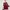 ZARA Vintage Minimalist Midi Dress Wanita Burgundy