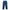 Executive Minimalist Casual High Waisted Jeans Wanita Navy