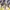 Navy Floral A-Line Dress with Golden Chrysanthemum Print  photo 4
