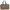 Y2K Nine West medium pebbled leather bag grey photo 2