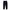 GU Black Denim Jogger Longpant