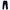 GU Black Denim Jogger Longpant