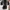 atasan salur hitam ruffle lengan balon kawai photo 1