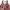 Kenzo Vintage Casual Midi Dress Wanita Multicolor Red