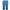 Casual Wide Leg Jeans Wanita Blue