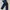 Y2K blue leopard long cotton pants photo 9
