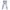 Stradivarius Minimalist Casual Skinny jeans Wanita white blue photo 2