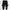 Bershka Streetwear Y2K Pria Black