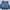 Y2K Grunge Maxi Skirt Wanita Navy Blue
