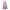 Japanese Brand Fairy Minimalist Maxi Dress Wanita Purple