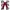 Versace Vintage Avant Garde Jeans Pria Burgundy Red